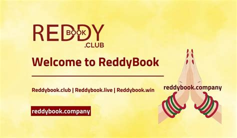reddy book betting|Welcome To Reddy Book Club, Reddybook, Reddybook Club, Reddy Book.